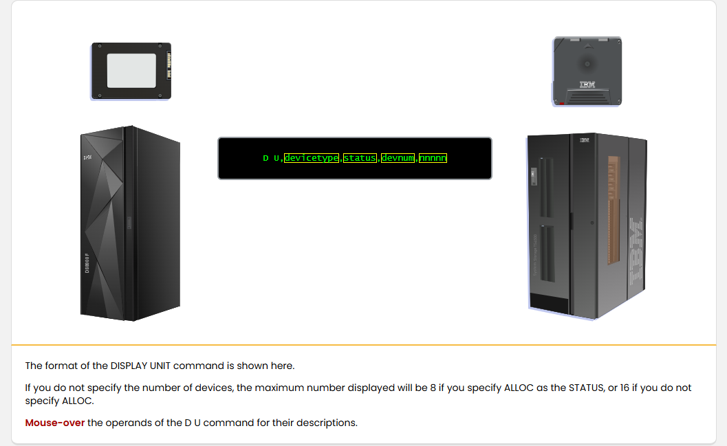 顯示裝置狀態 - DISPLAY UNIT 指令 screenshot